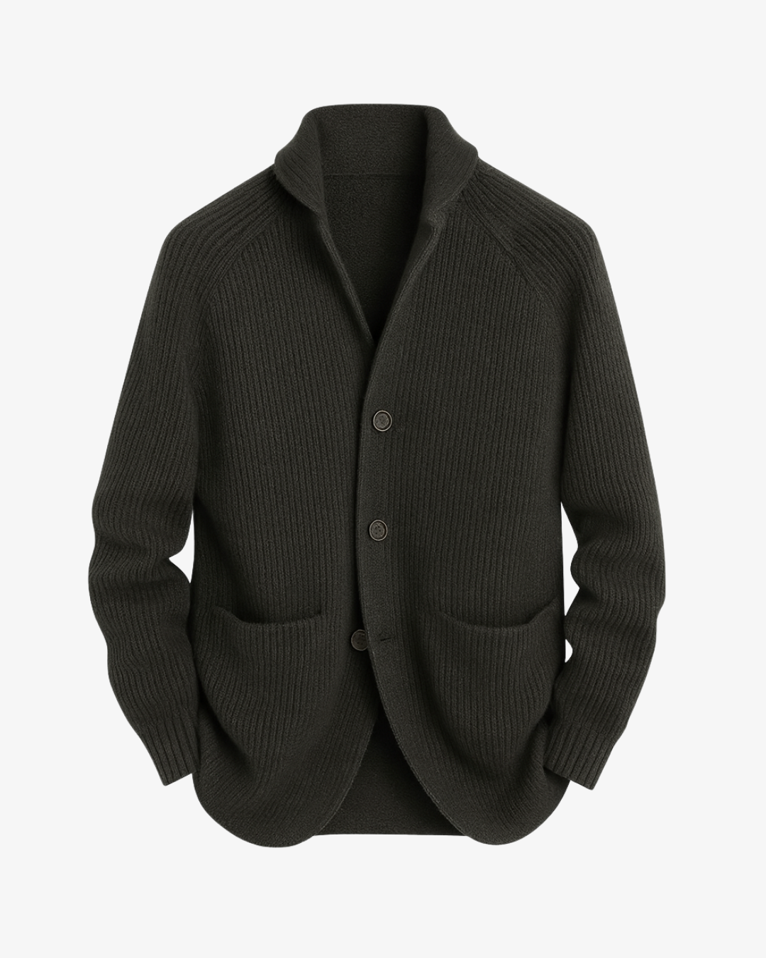 Elliot | Přizpůsobený pletený cardigan s knoflíkovým zapínáním