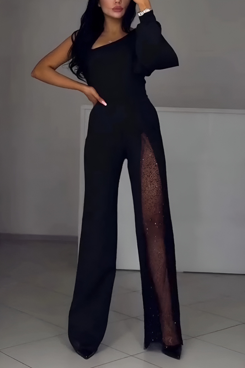 Sofía - Elegantní overal s lesklými detaily