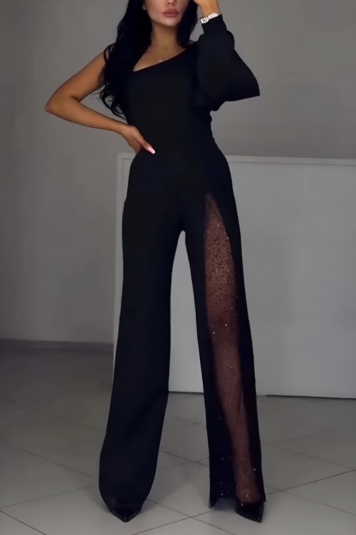 Sofía - Elegantní overal s lesklými detaily