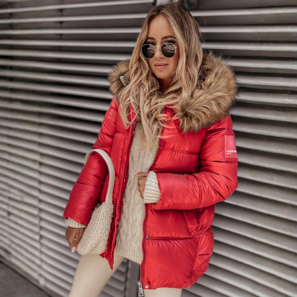 Sylwia | Prošívaný kabát na zip