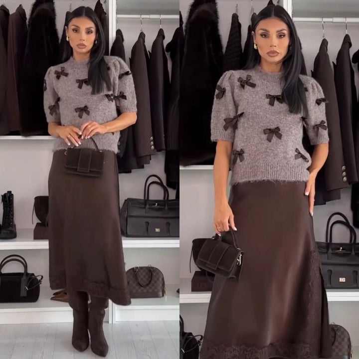 Emilie | Elegantní set se svetrem a sukní