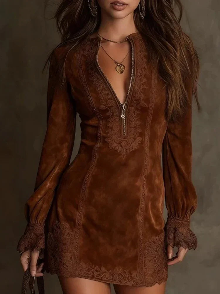 Eva | Elegantní krajkové mini šaty