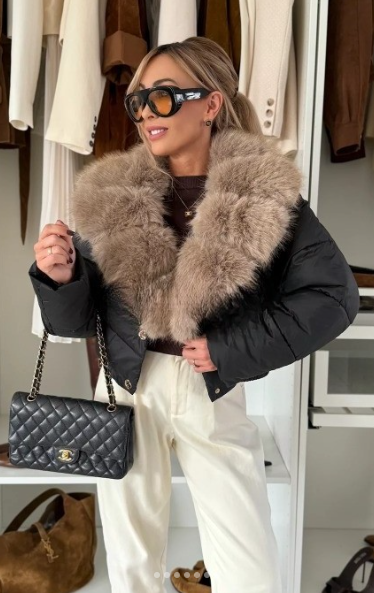 Marie | Elegantní zimní bunda s kožešinovým límcem