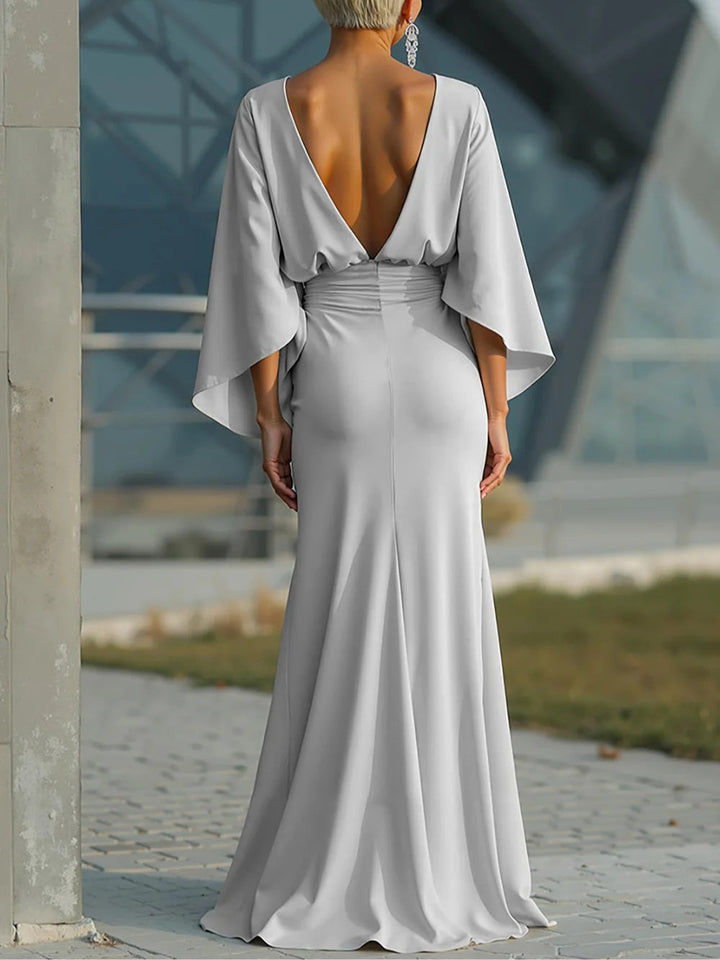 Clara | Elegantní šaty bez rukávů s V-výstřihem