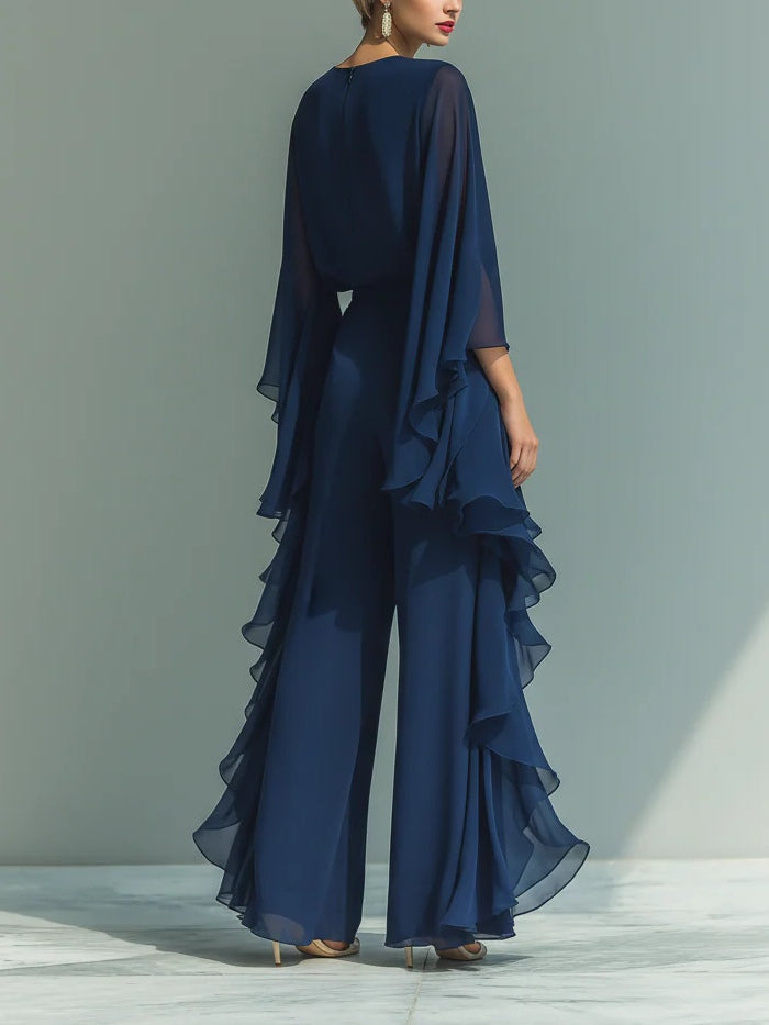 Aurora | Elegantní kompletní souprava z chiffon s volány