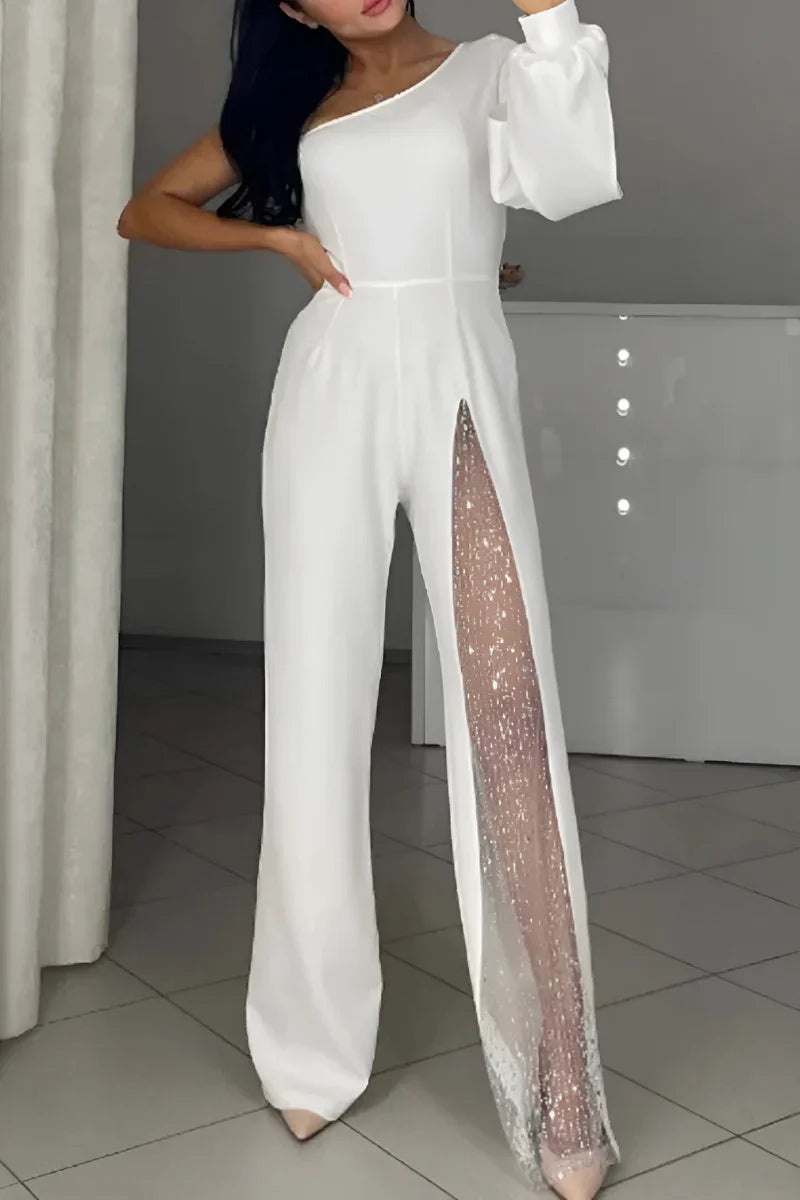 Sofía - Elegantní overal s lesklými detaily
