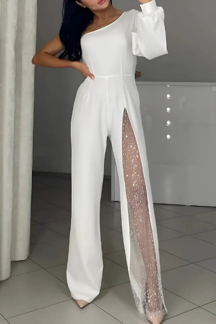 Sofía - Elegantní overal s lesklými detaily