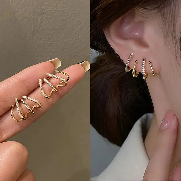 Eva | Elegantní spirálové náušnice